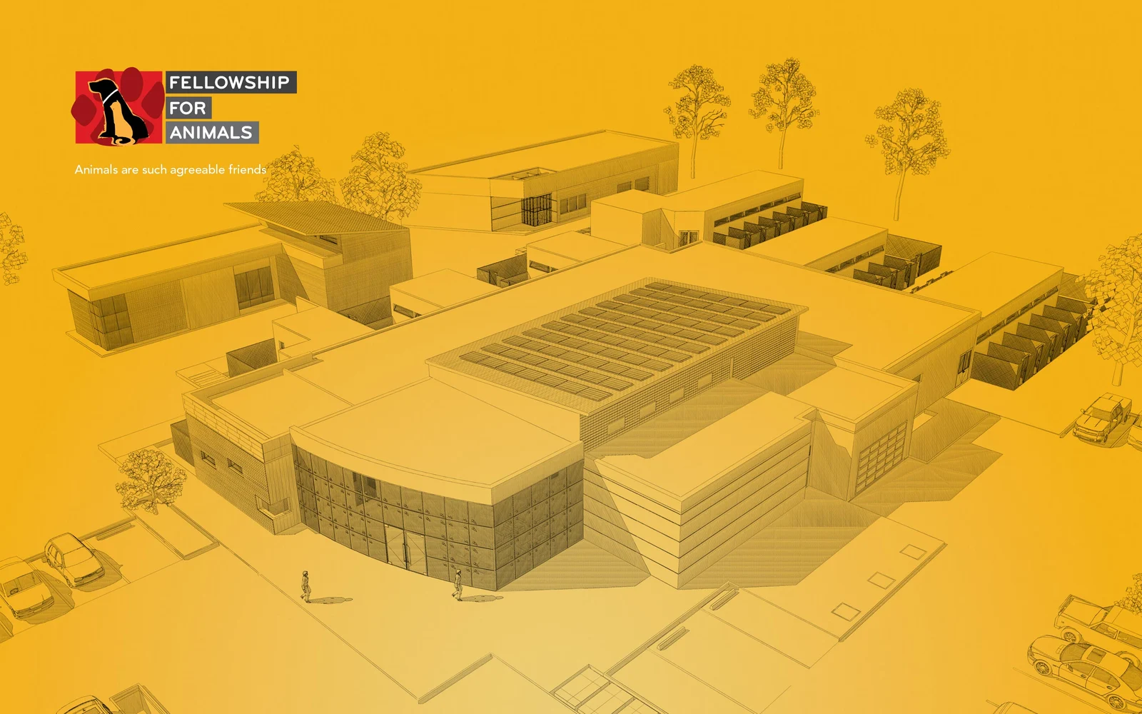 Fellowship for Animals shelter foundation blueprint